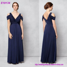 Elegante e elegante Design Apricot gracioso vestido de noite encantador